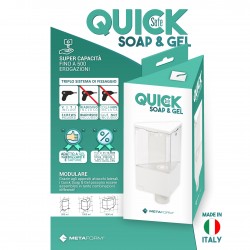 Дозатор за течен сапун за монтаж на стойка QUICK SOAP  
